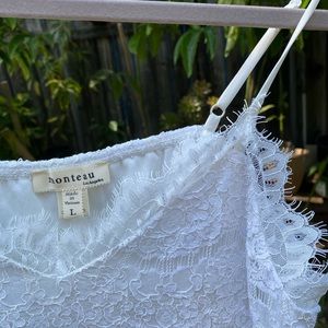 White Strap Top Lace